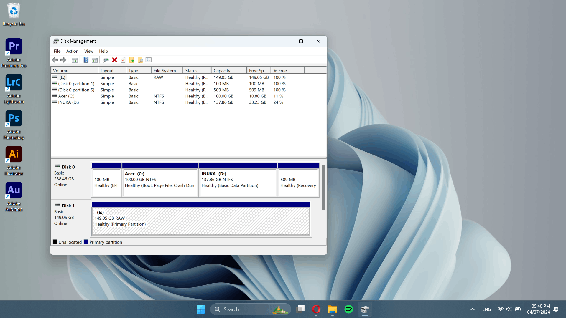 Hard disk is shown in disk management but can't be accessed ...