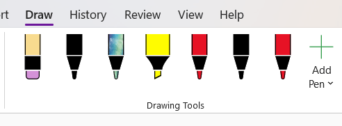 What happened to my customized pen list in OneNote? - Microsoft Q&A
