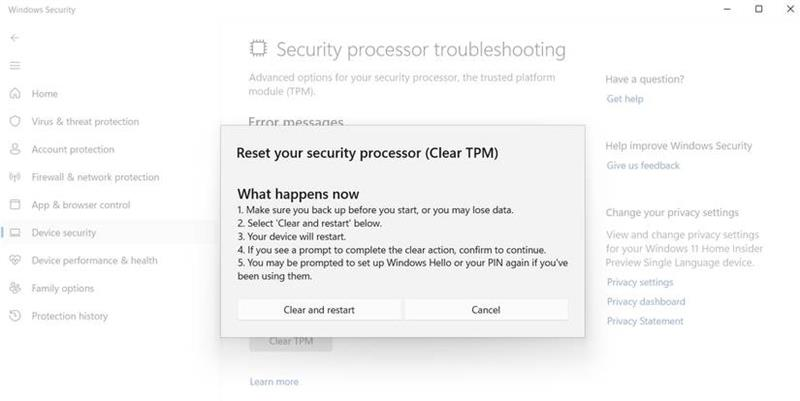 user unable to authenticate in Office applications. Getting TPM error ...