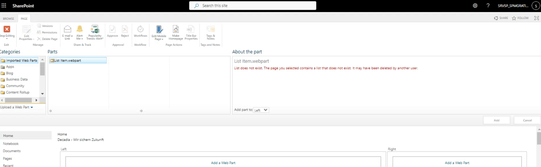 Cannot import this Web Part - Microsoft Q&A