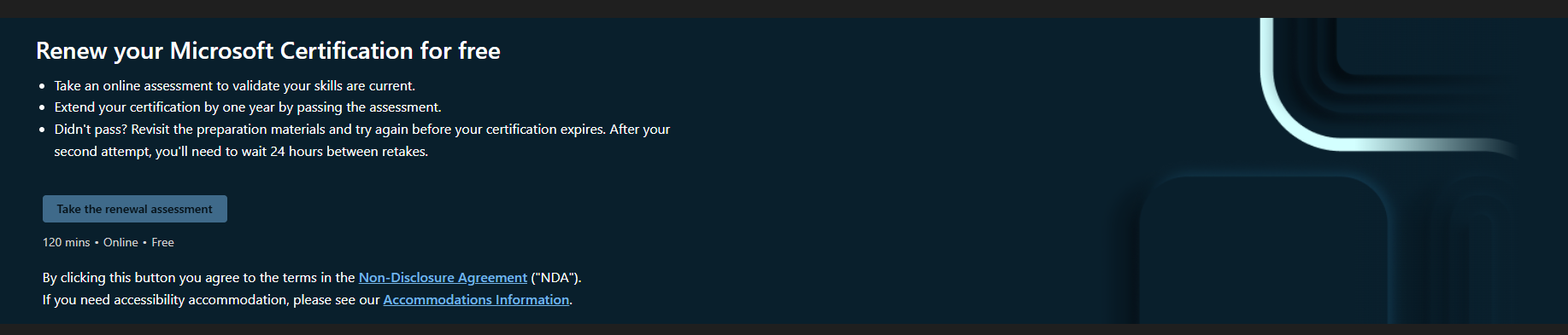 Not able to take reewnal asssessment