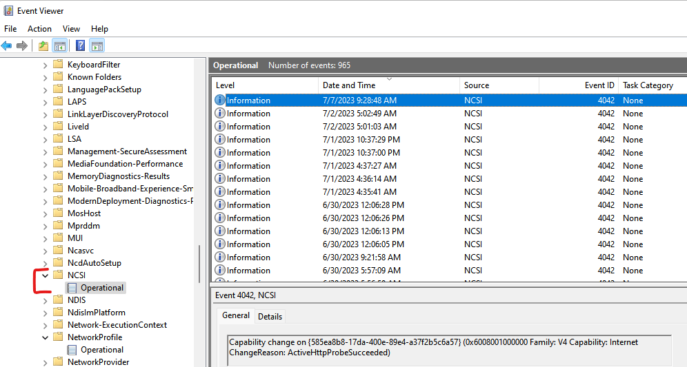 Windows universal Telemetry Event ID 55 