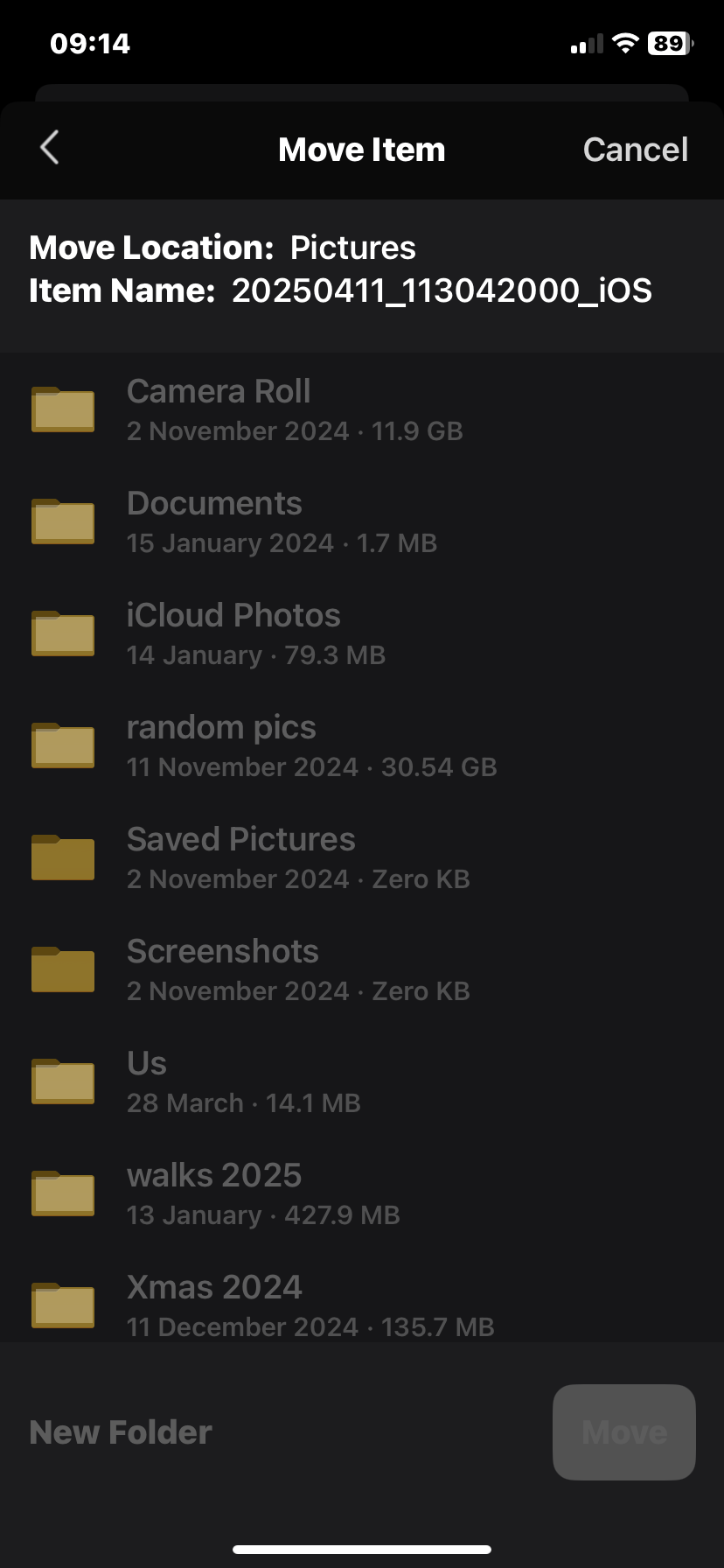 suddenly unable to move pics in onedrive app - Microsoft Q&A