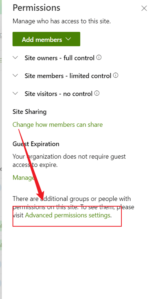 How to Manage Sharepoint Permissions - Microsoft Q&A