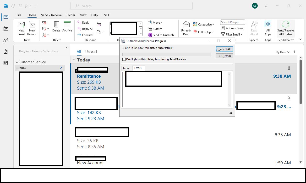 How do I revert my Outlook view back to what's shown in the picture ...