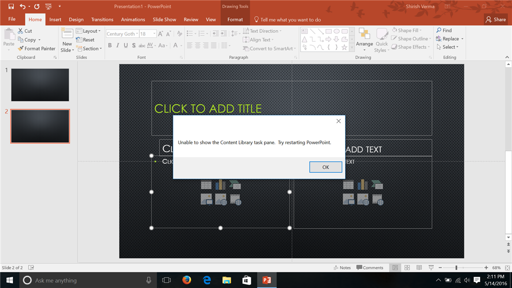 Charts Missing in Powerpoint - Microsoft Q&A