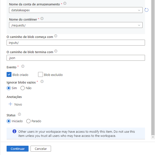 How to make the Azure Synapse blob trigger work? - Microsoft Q&A