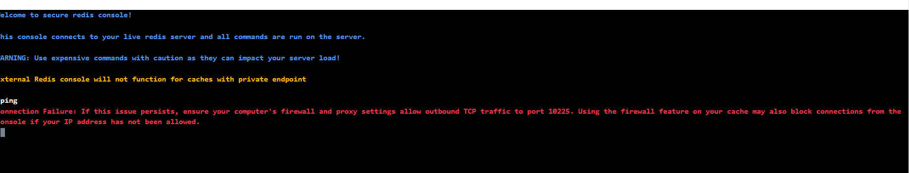 I want to restrict the Azure redis cache using private endpoint ...