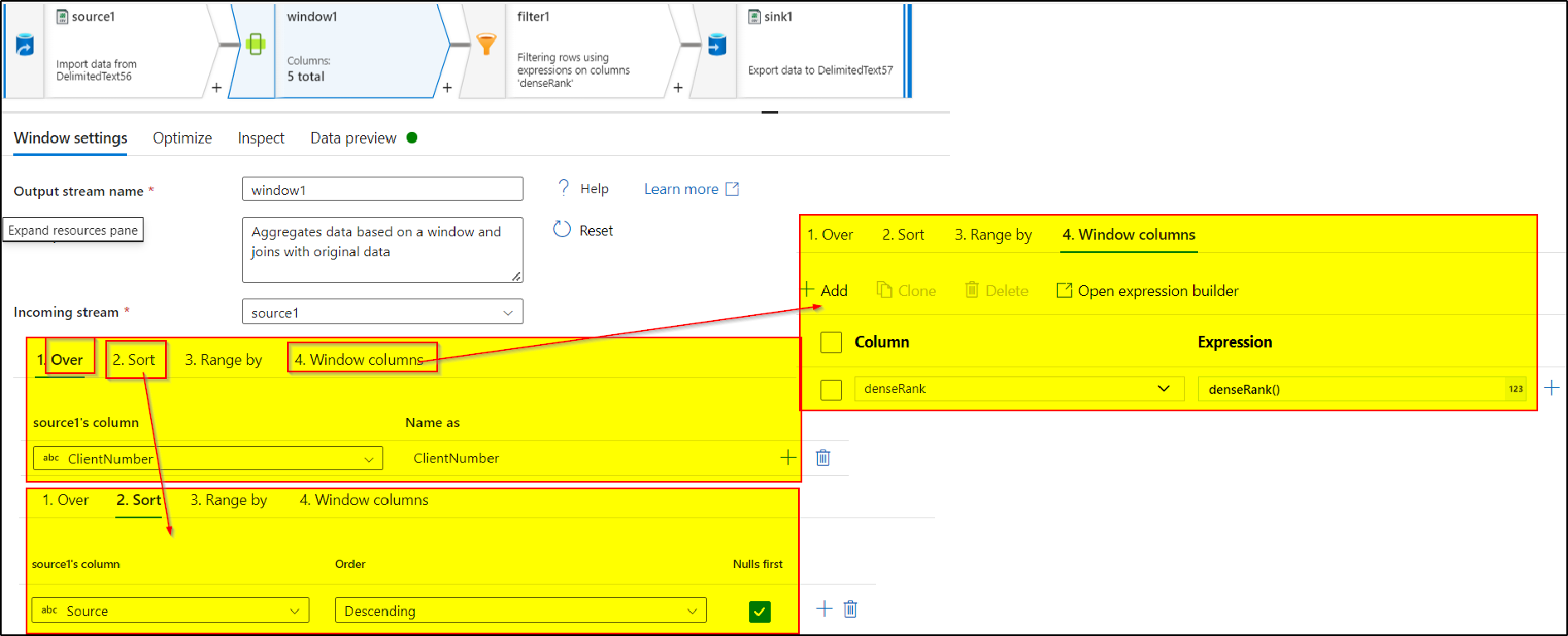 ADF Data Flow : Roll Up or AGG if GROUP BY record count = 2 - Microsoft Q&A