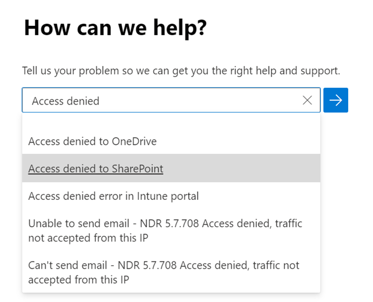 This link is not available to you - error message - Microsoft Q&A