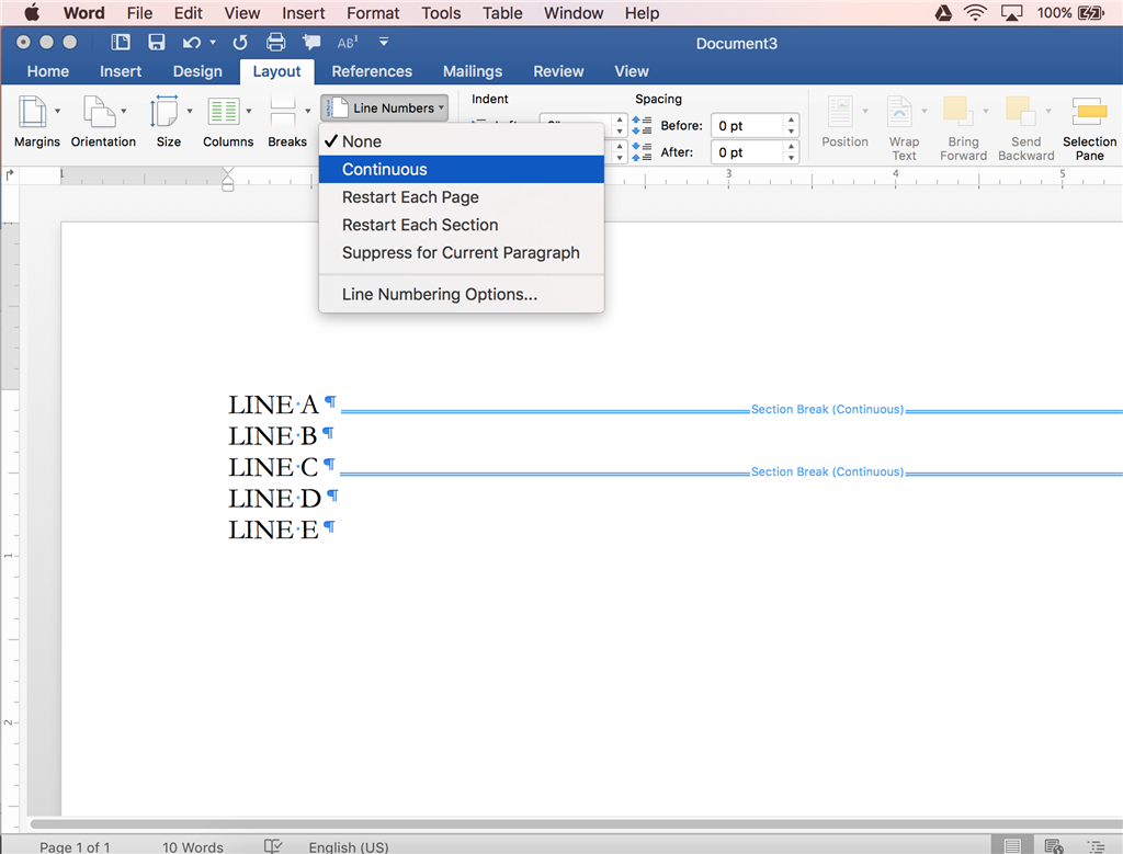 Unwanted Page Breaks When Inserting Line Numbers - Microsoft Q&A