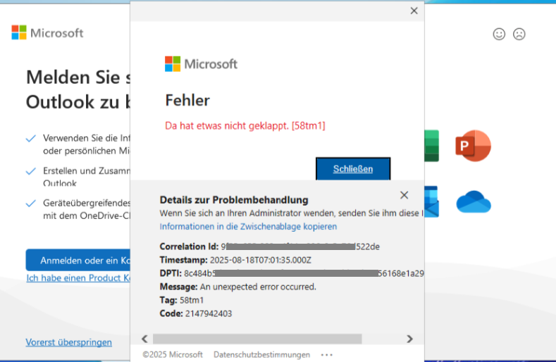 Error Code 