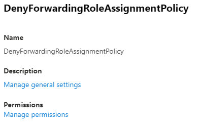 role assignment policy powershell