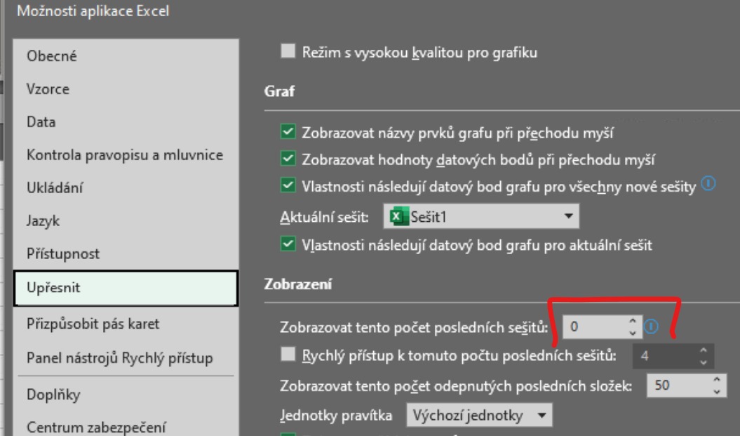 disable showing recent documents from Excel and Word - Microsoft Q&A