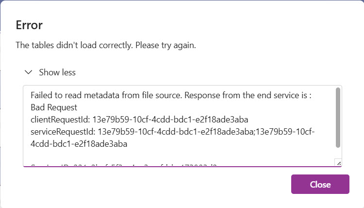 omedrive error