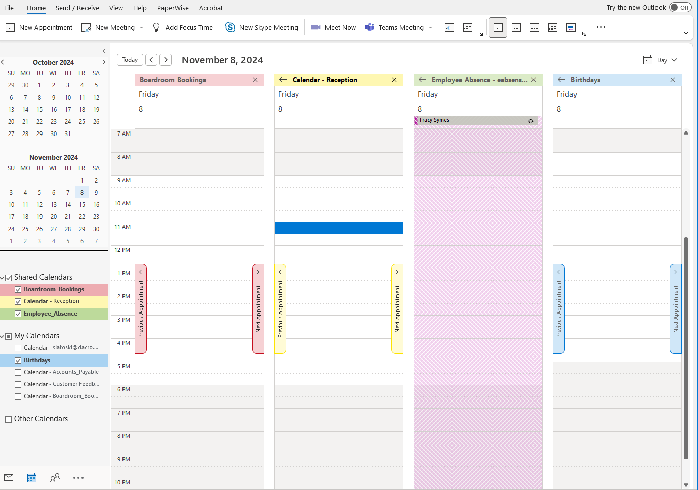 Is there a way to customize the "show as" option colours? - Microsoft Q&A