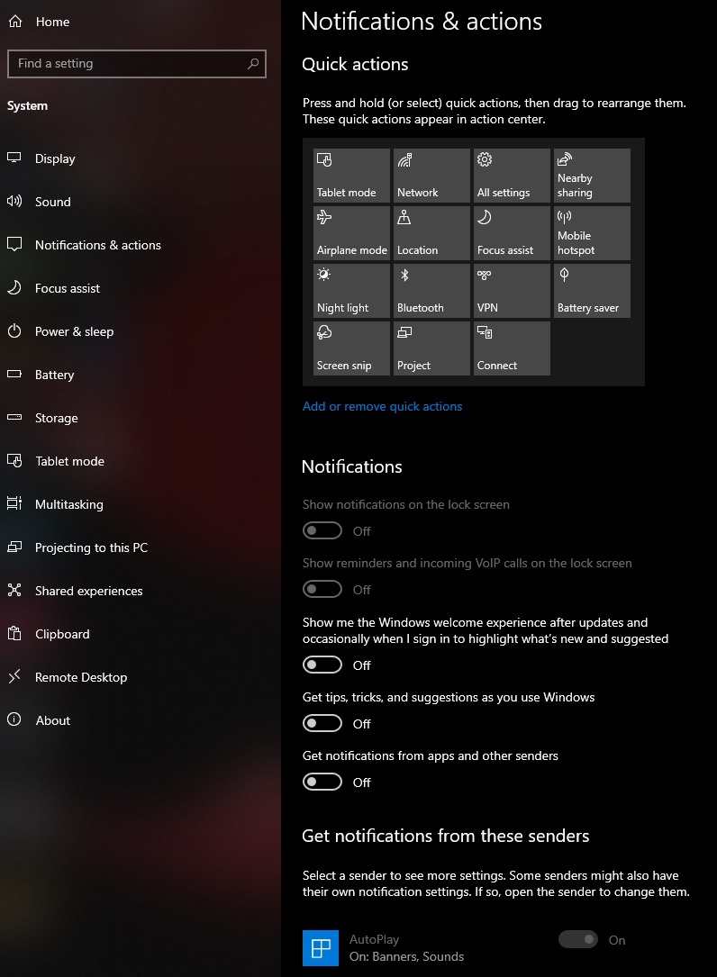 Disabling all Windows notifications, permanently ? - Microsoft Q&A