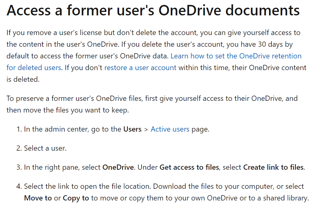 Restricted access document - Employee has since resigned - Microsoft Q&A