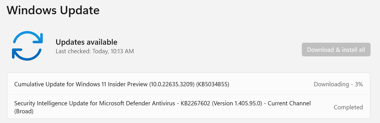 Build 22635.3209 live in Beta - Microsoft Q&A