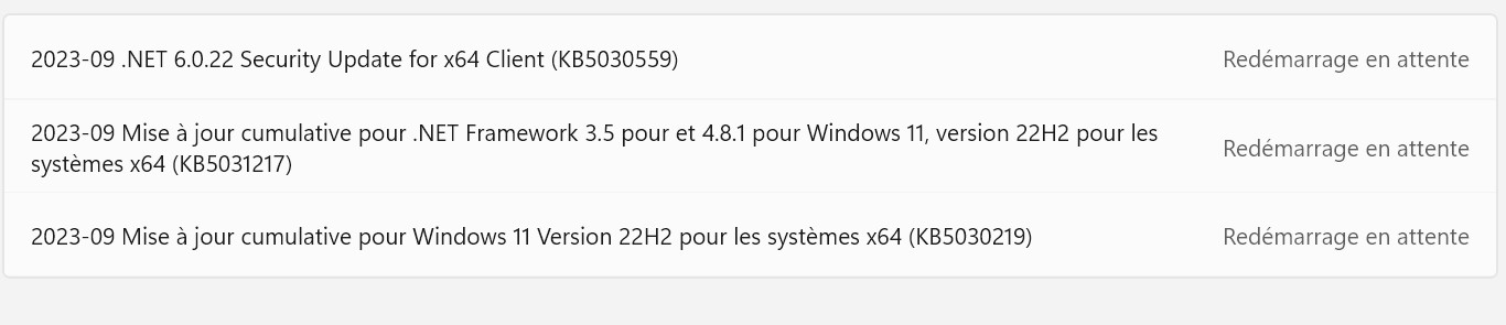 Windows update