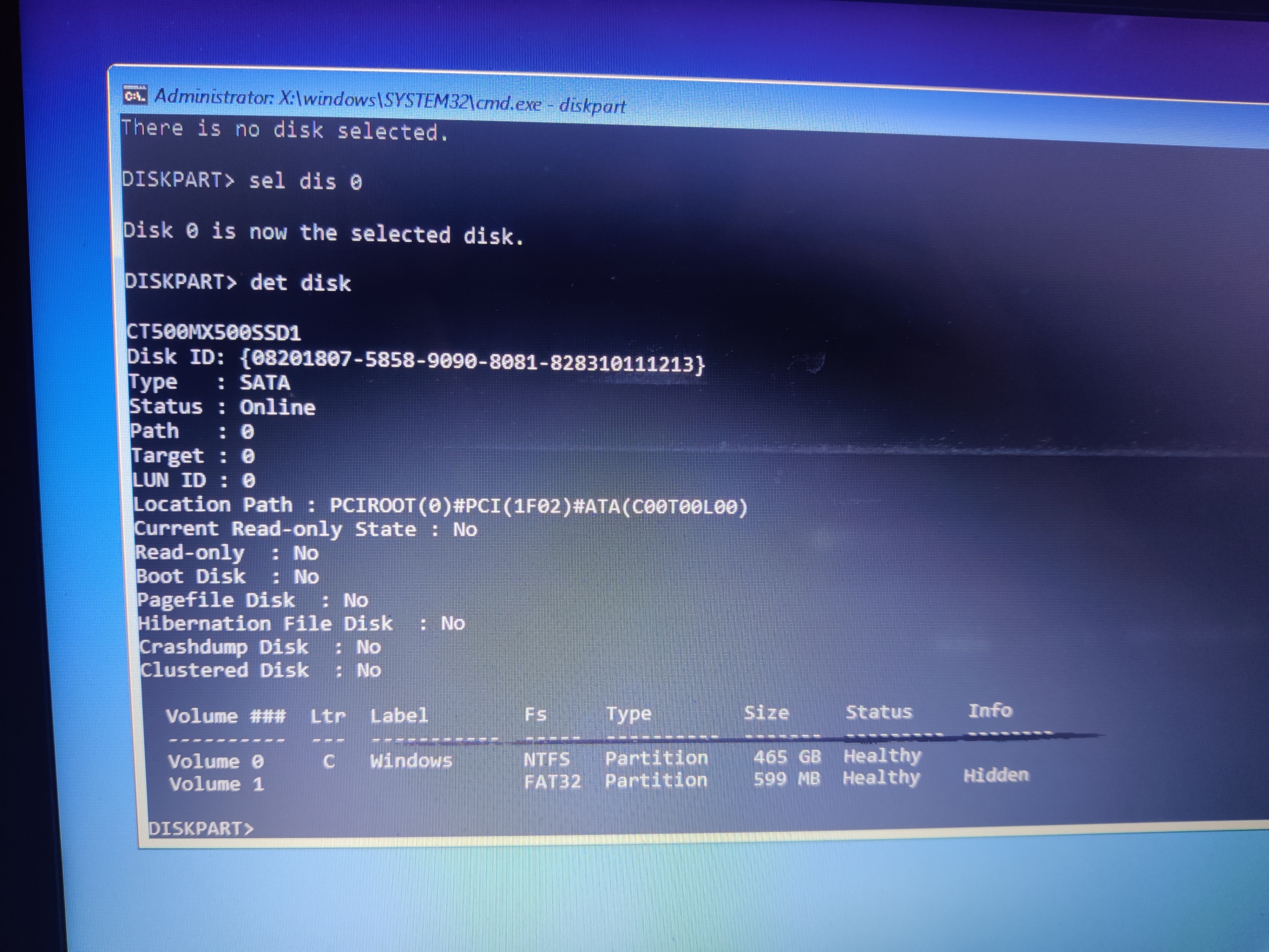 Recently ran into a BSOD error saying: 