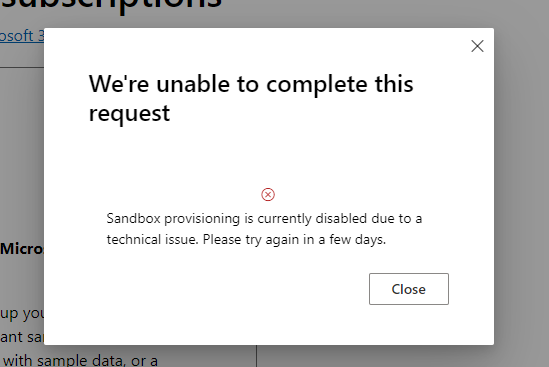 Can NOT login with 365 developer subscription - Microsoft Q&A