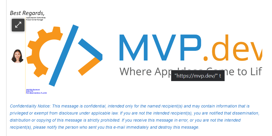 When we reply to some emails, our signature gets a larger logo, etc ...