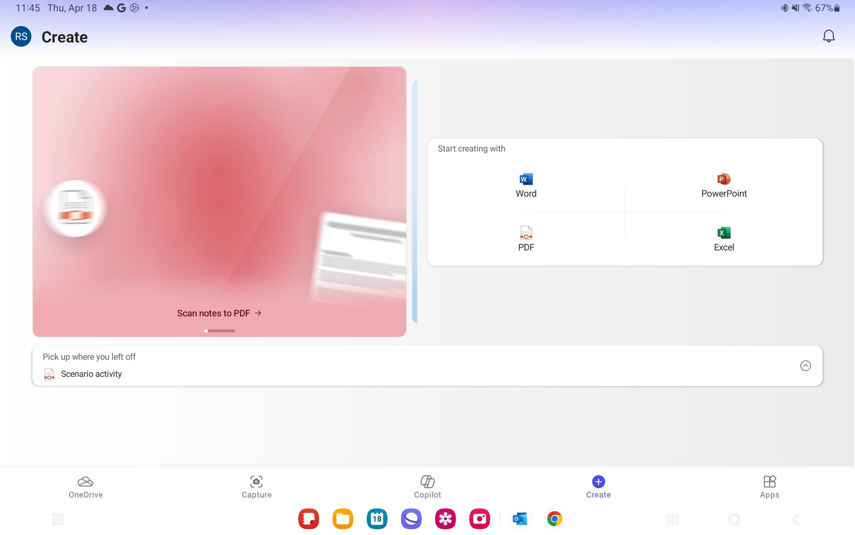 New UI for office mobile..... Where are the files? Shouldn't this be ...