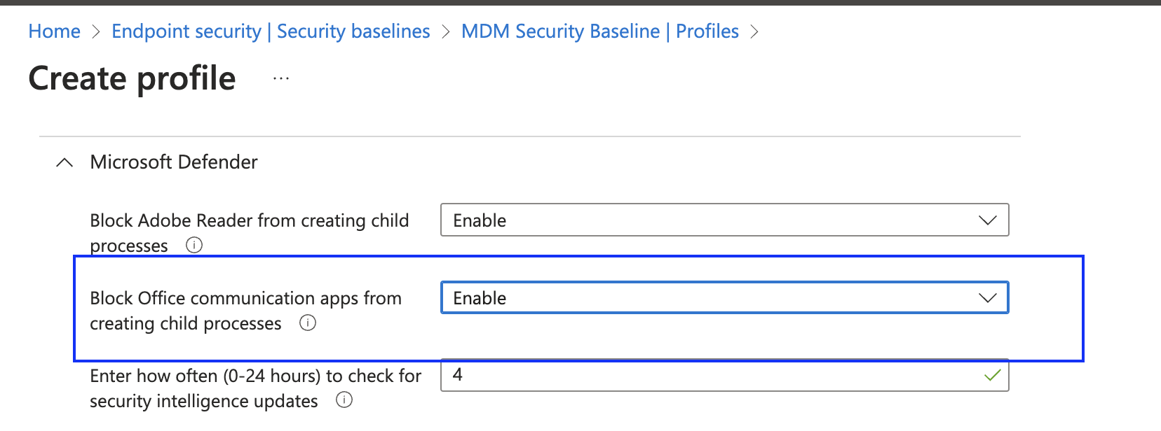 Which policy applies over the other Security Baseline or ASR ...