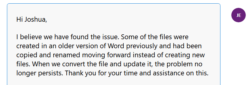 Printing Word Document Directly From File Explorer Causes Text To ...