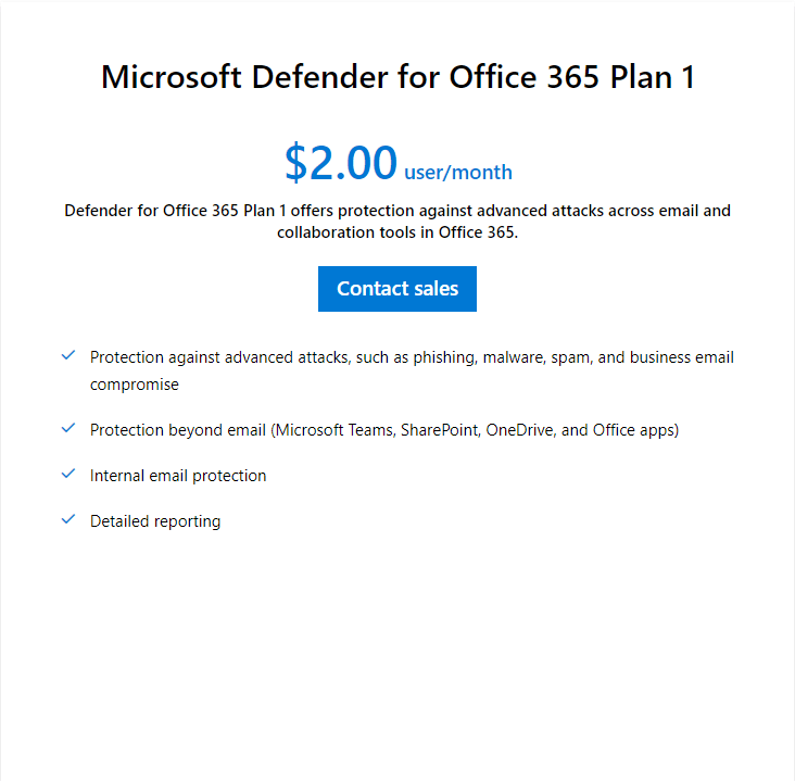 Can We Colaborate Exchange Online Plan 1 with Microsoft Defender for ...