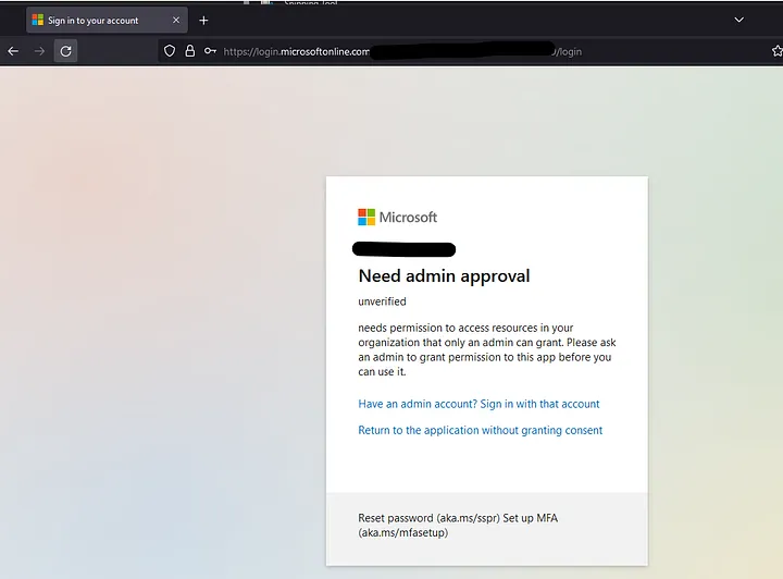 Bug Report: prompt=consent blocks non-admin users even when tenant-wide ...