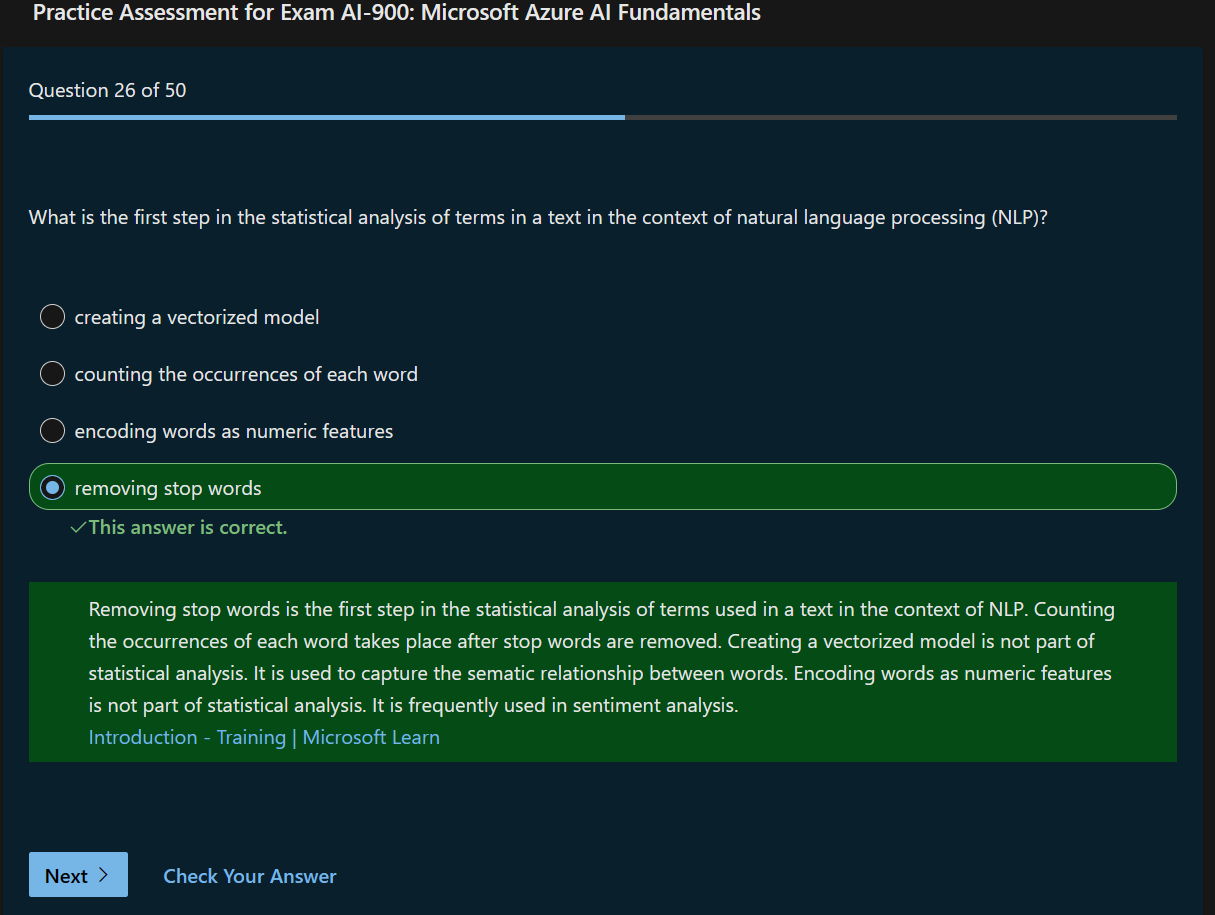 AI-900 Question