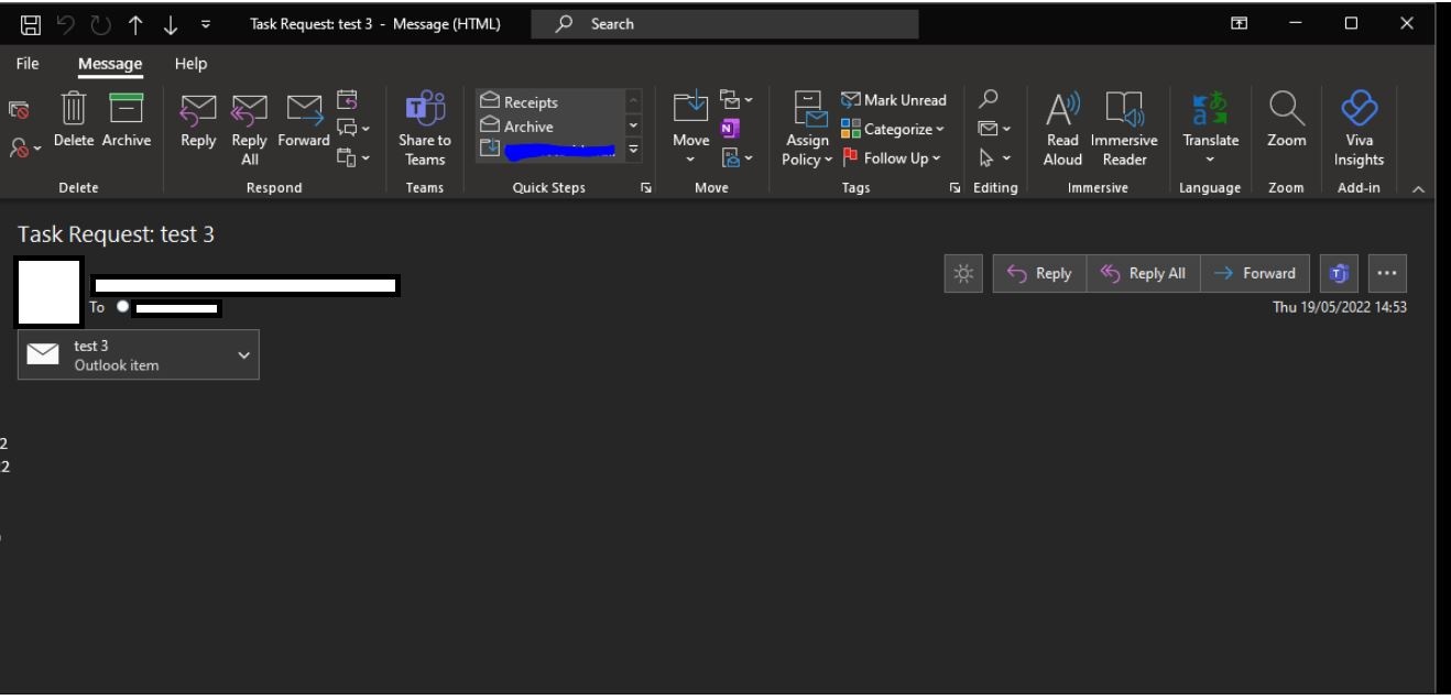 Office 365 Unable to accept tasks - Microsoft Q&A