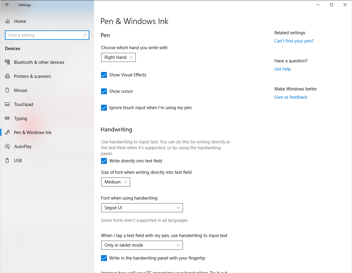 onenote windows 10 how to disable auto ink - Microsoft Q&A