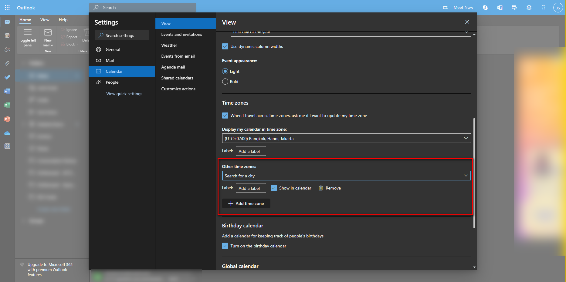 Issue with time zone setting in Outlook - Microsoft Q&A