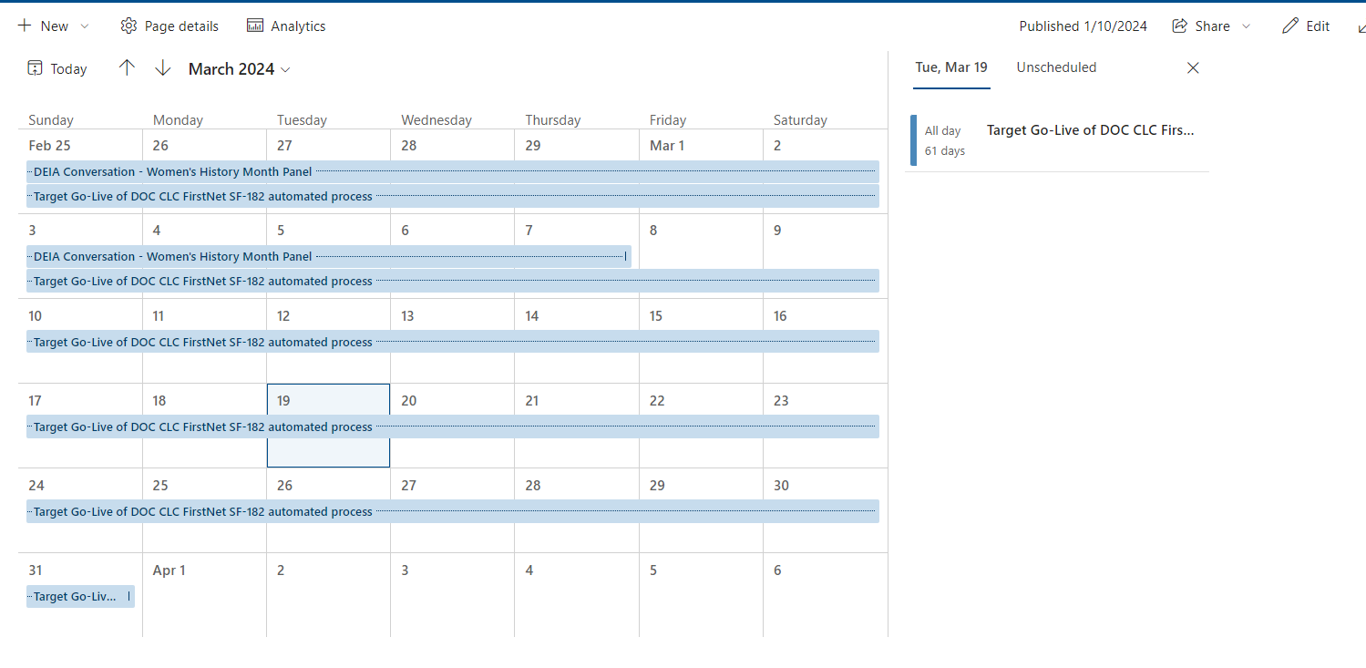 Resize Calendar view boxes in Microsoft Lists Microsoft Q&A