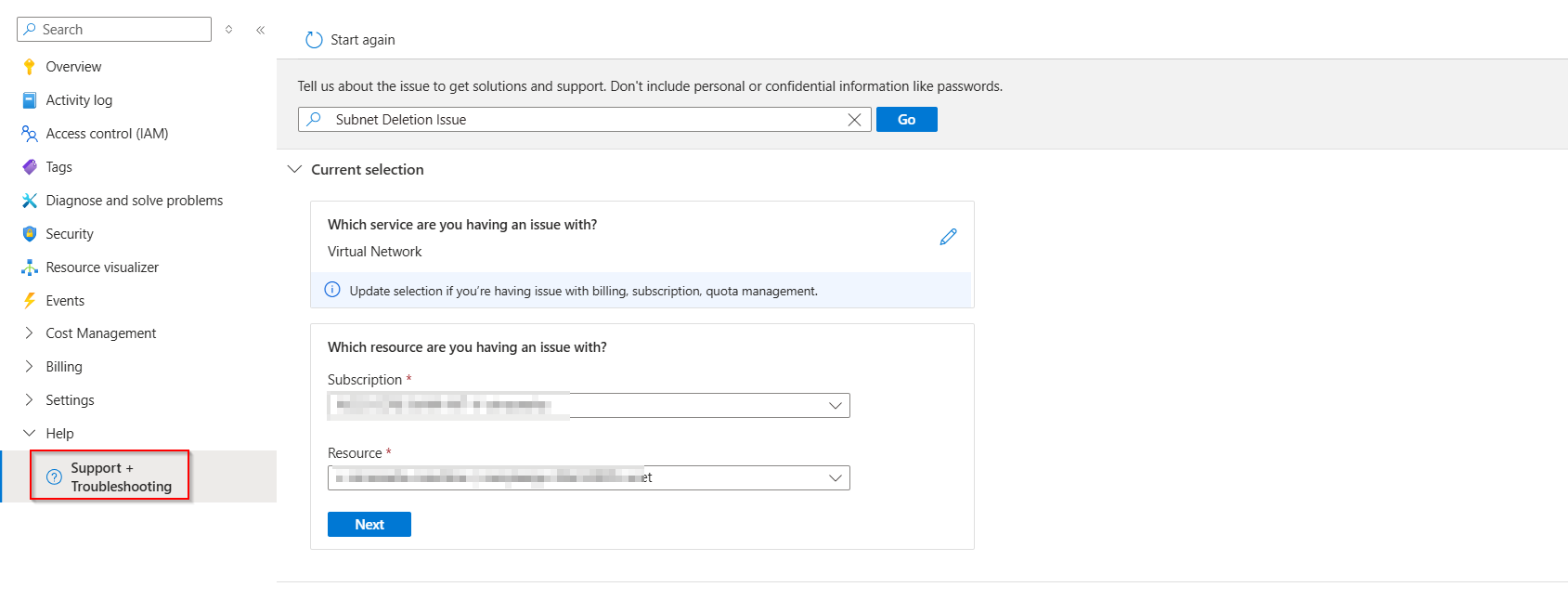 Can't delete a vnet due to InUseSubnetCannotBeDeleted - Microsoft Q&A