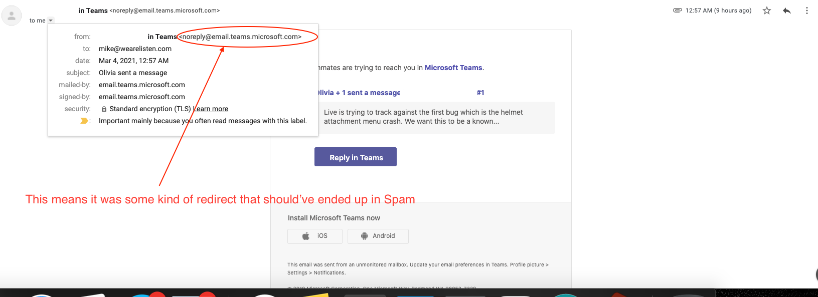 Getting emails from people I don't know from Microsoft Teams ...