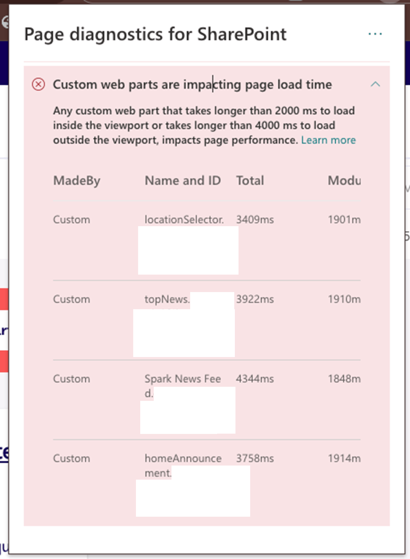 Sharepoint online home page is slow to load. - Microsoft Q&A