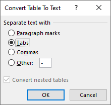 Data from table into lines of txt - Microsoft Q&A