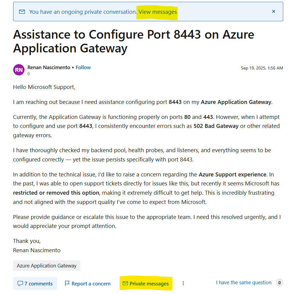 Assistance to Configure Port 8443 on Azure Application Gateway ...