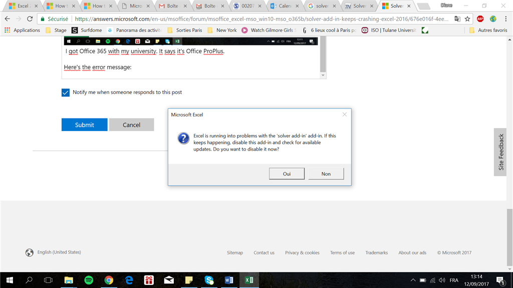 Solver add-in keeps crashing Excel 2016 - Microsoft Q&A