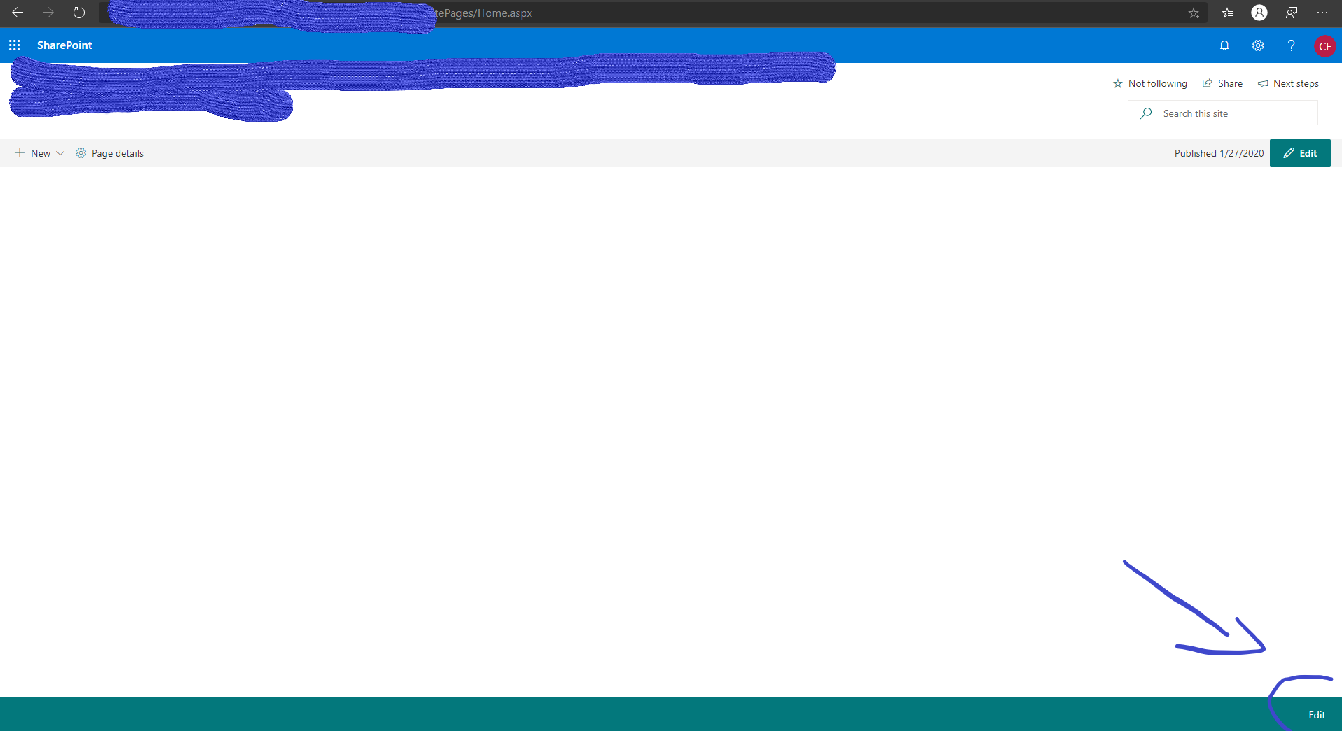 SharePoint not showing side menu - Microsoft Q&A