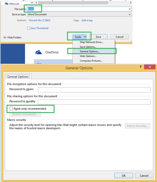 How to disable the notification message, How to setup Microsoft Word to ...