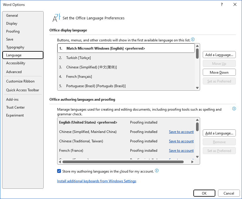How to change input language in Office? - Microsoft Q&A