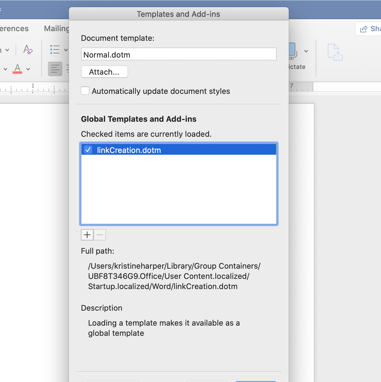 Run-time error '53': on Office 365 for Mac - Microsoft Q&A