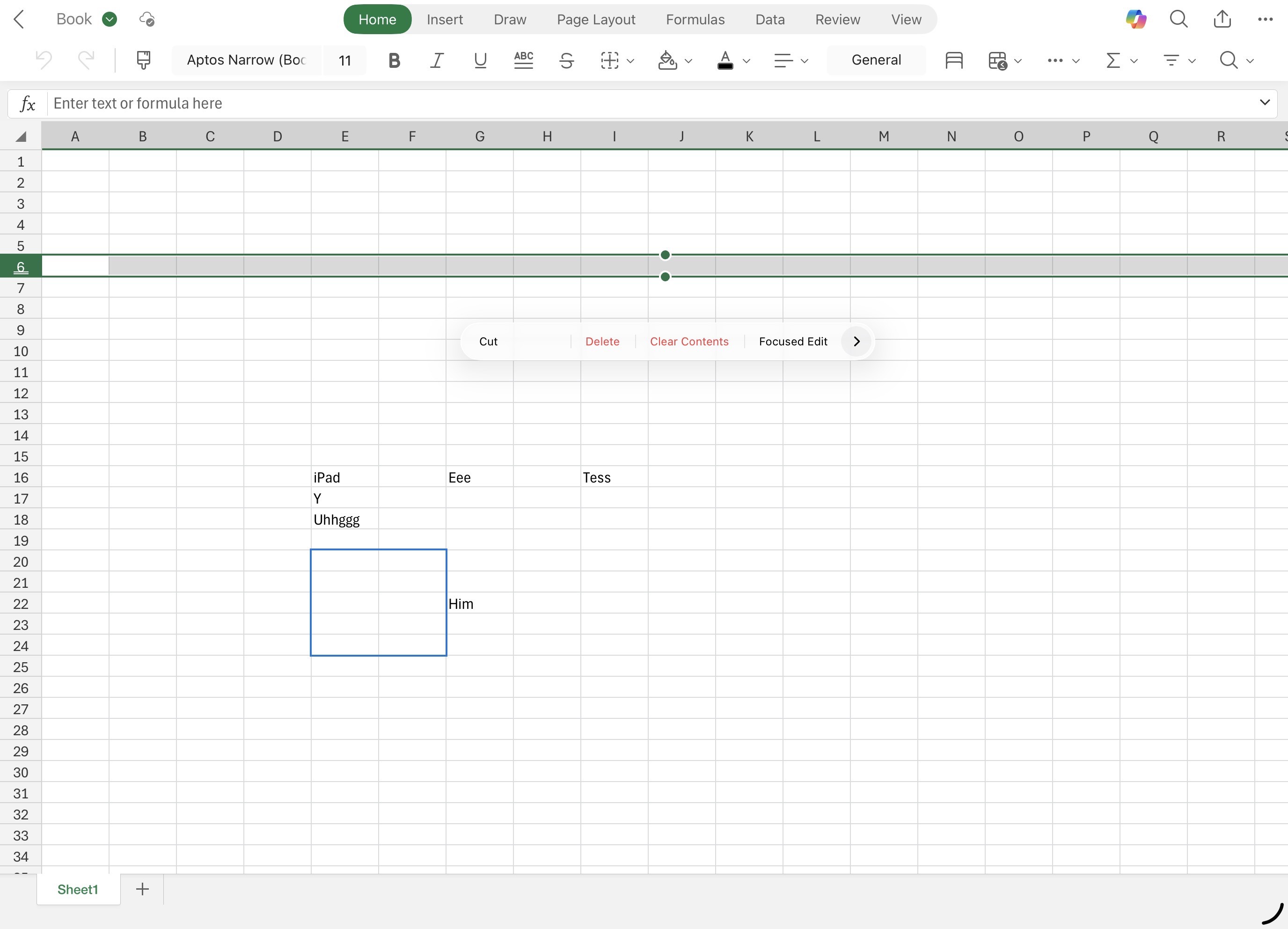 Excel copy button is invisible on iOS26 and iPadOS26 - Microsoft Q&A