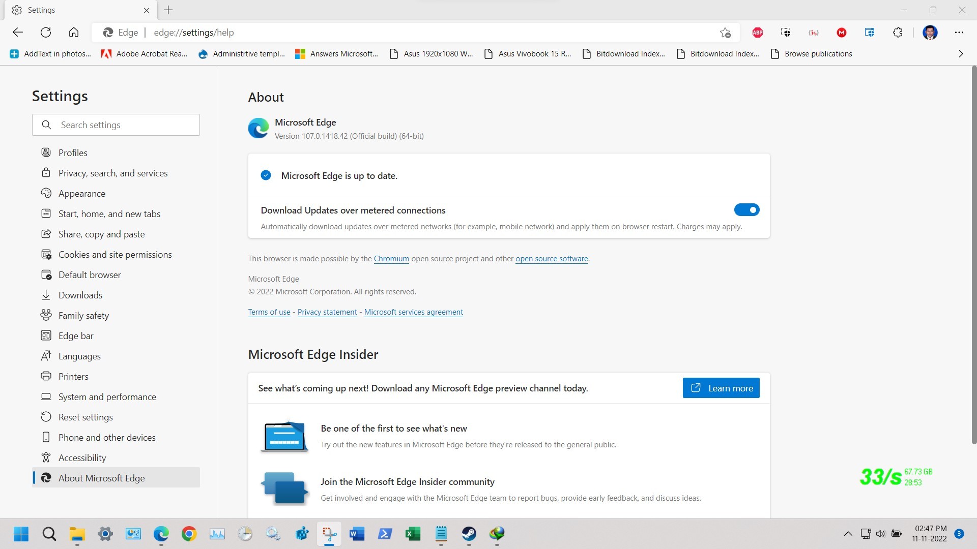 Microsoft Released Edge Chromium Based Browser version 107.0.1418.42 ...