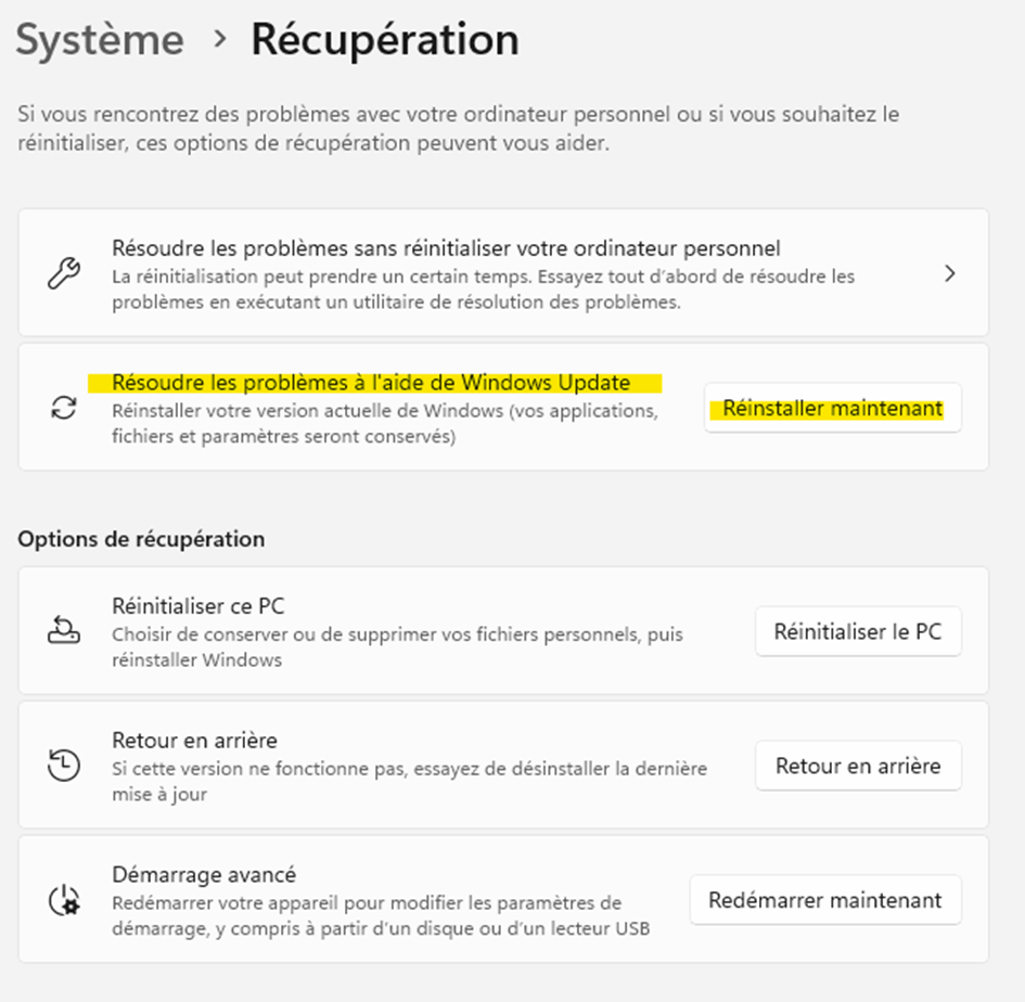 windows 11 ne reconnaît plus le périphérique audio de sortie et d ...